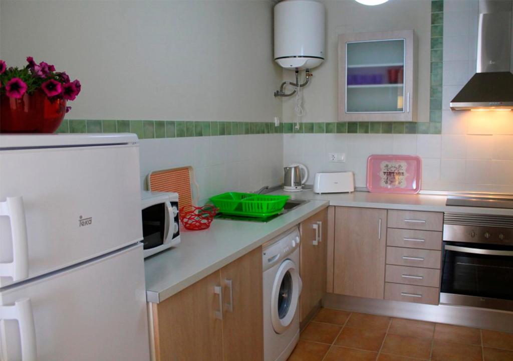 A kitchen or kitchenette at Apartamentos Villaaltea - Bella