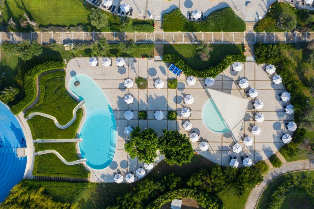 Letecký snímek ubytování Vivosa Apulia Resort