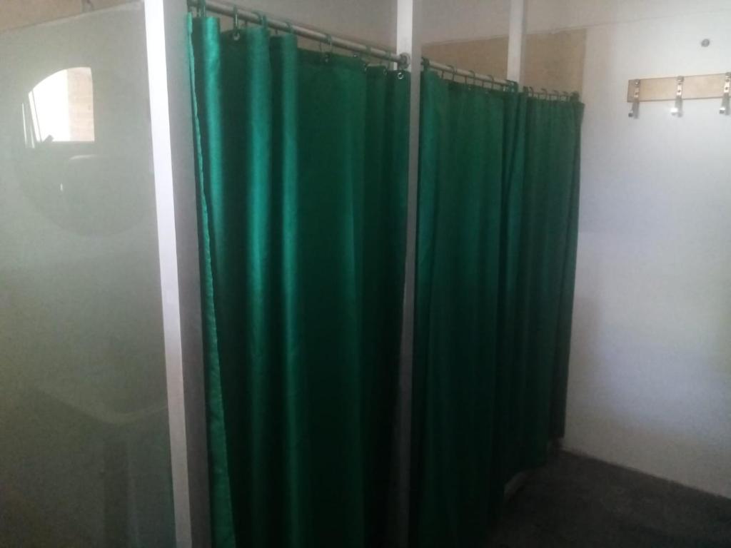 Koupelna v ubytování Hostel del Puerto