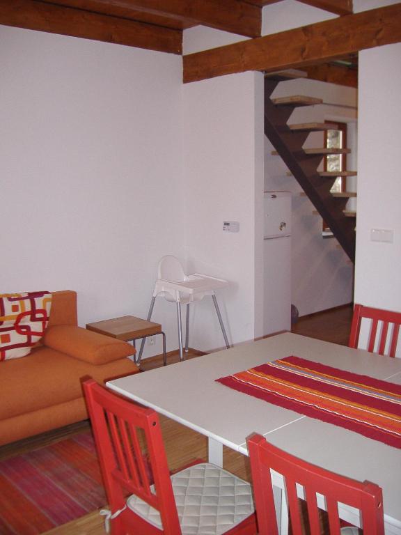 Posezení v ubytování Apartmány Nové Hutě