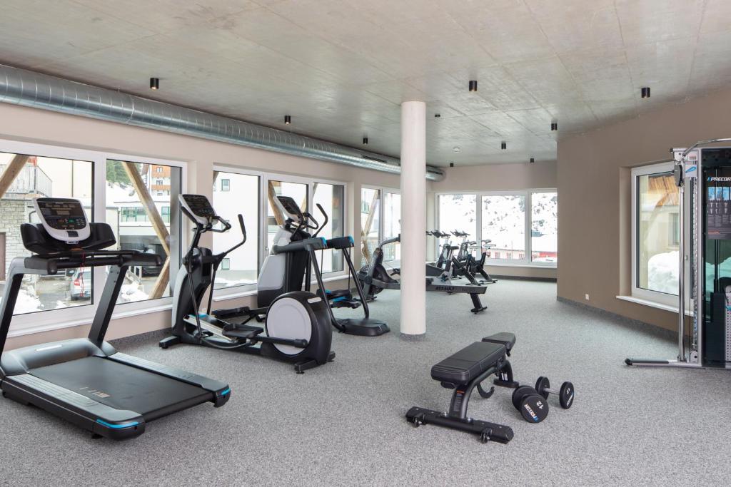 Fitness centrum a/nebo fitness zařízení v ubytování Das Kohlmayr Superior