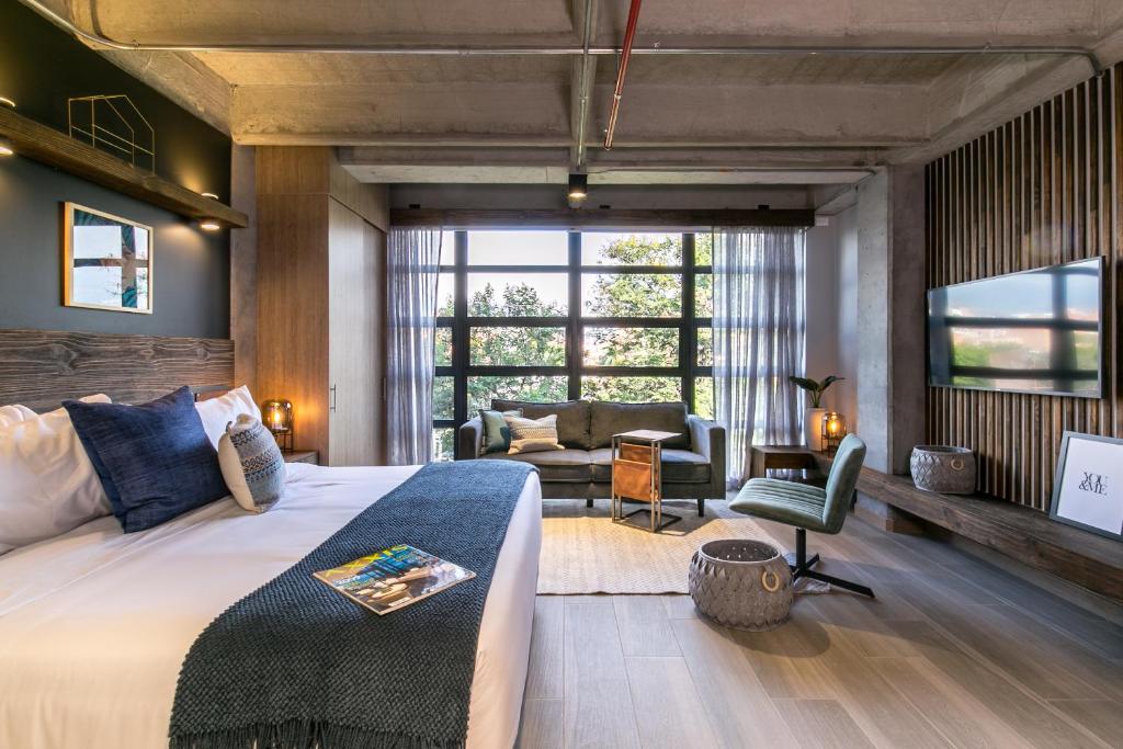 Posezení v ubytování Factory Lofts Hotel