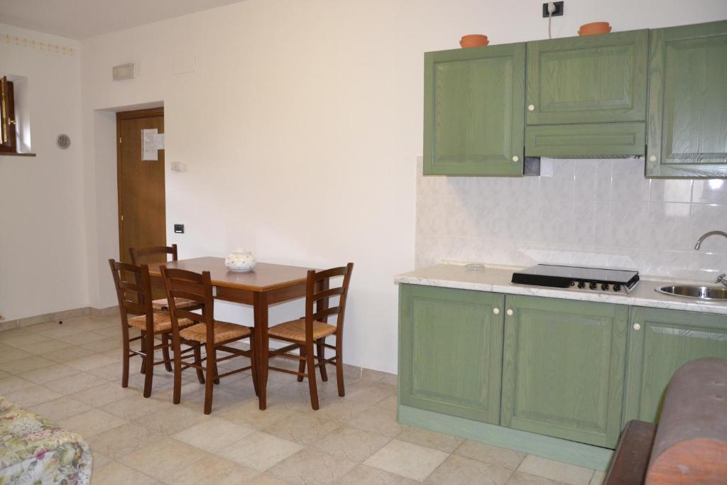 Kuchyň nebo kuchyňský kout v ubytování Agriturismo La Selva