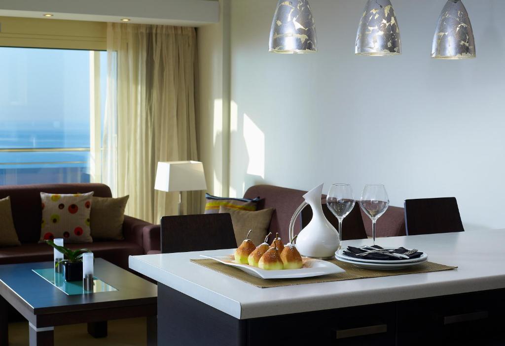 Posezení v ubytování Macaris Suites & Spa