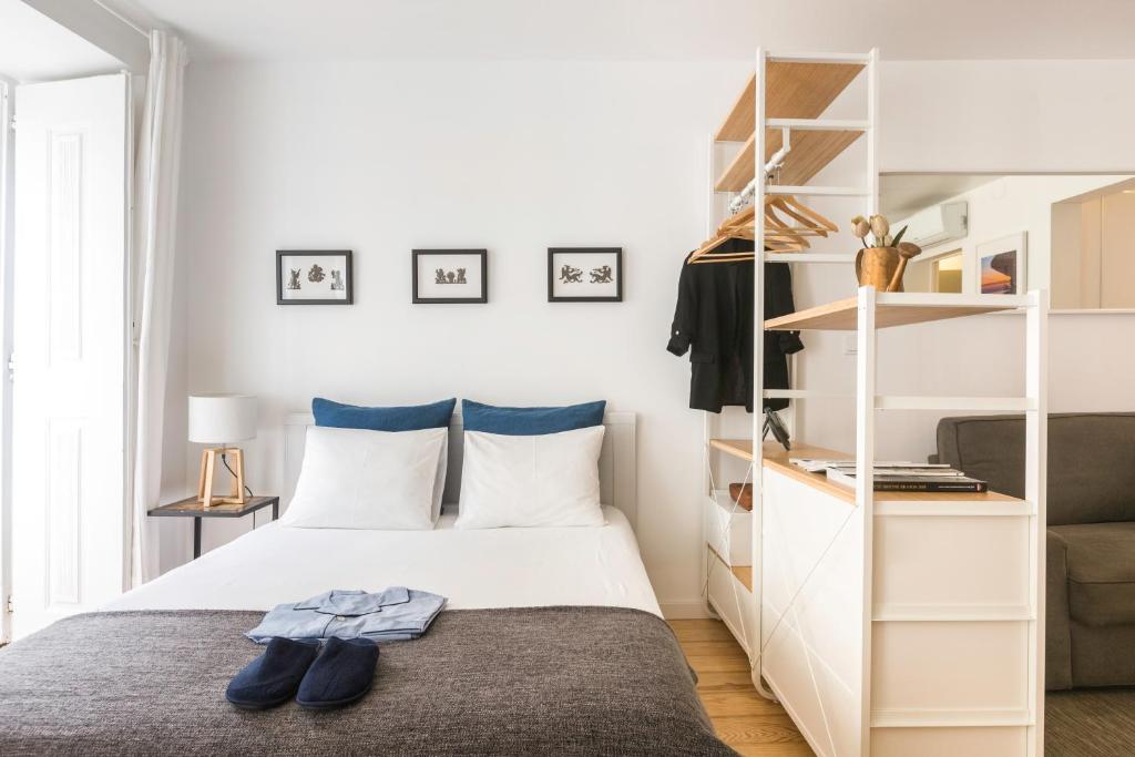 Bairro Alto Bronze of Art Apartments - Estudio Con Cocina Y Sofá Cama