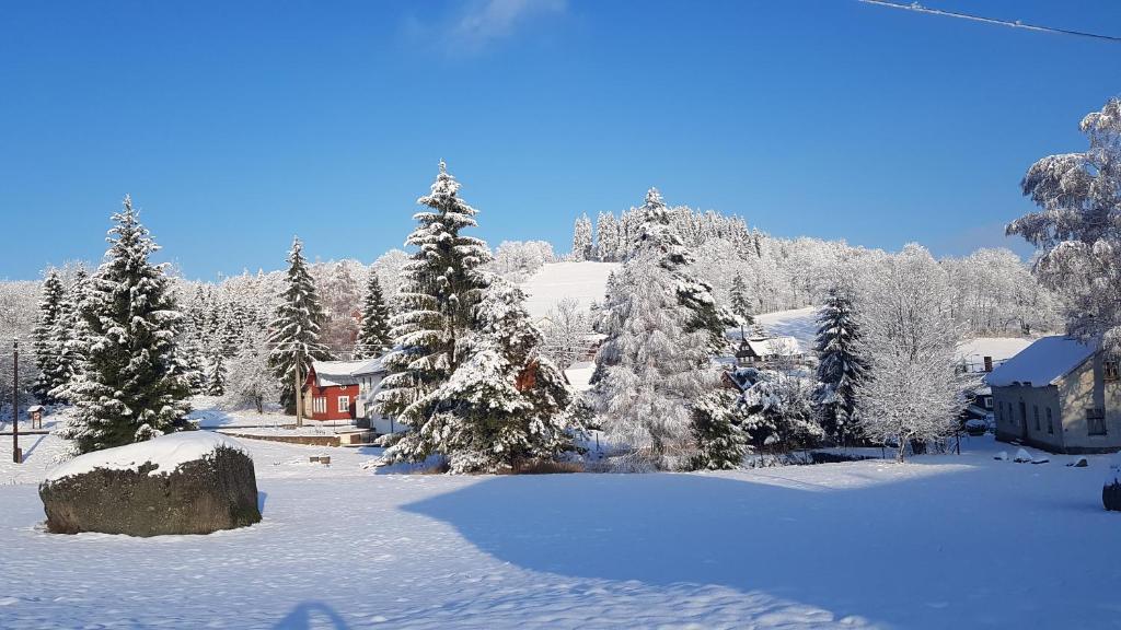 Hacienda ČERT Kořenov v zimě