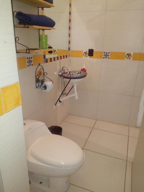 Koupelna v ubytování Casa Santuario Hotel Boutique