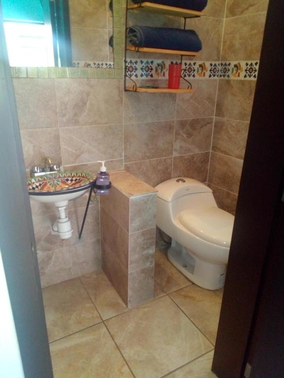 Koupelna v ubytování Casa Santuario Hotel Boutique