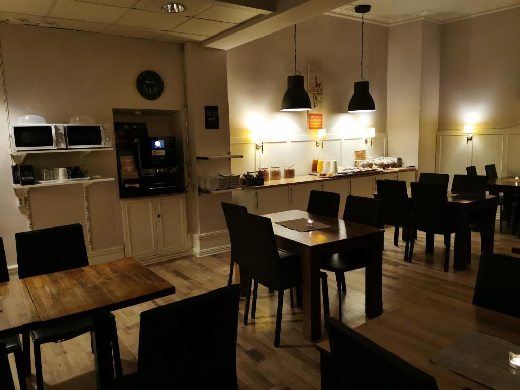 Kuchyň nebo kuchyňský kout v ubytování Sundsvall City Hotel
