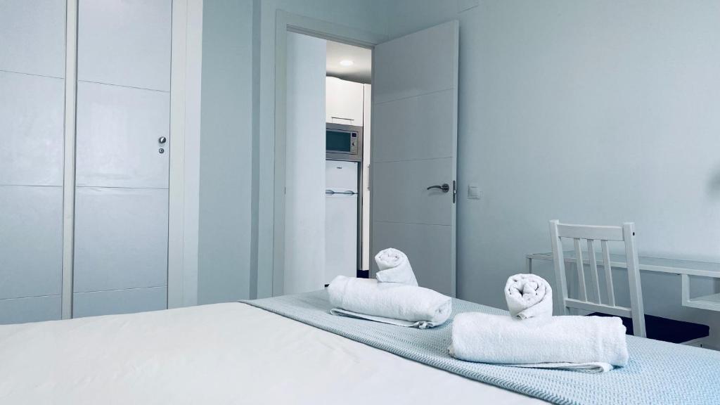 Posteľ alebo postele v izbe v ubytovaní CLB F. Rubio Apartment