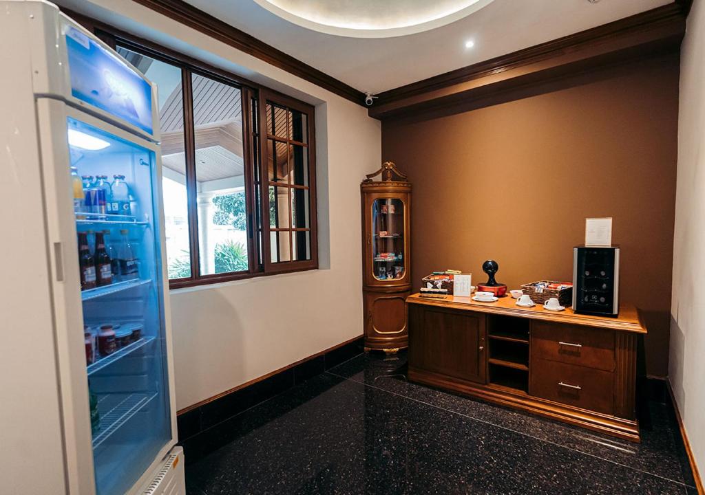 Kuchyň nebo kuchyňský kout v ubytování Luxva Hotel Boutique