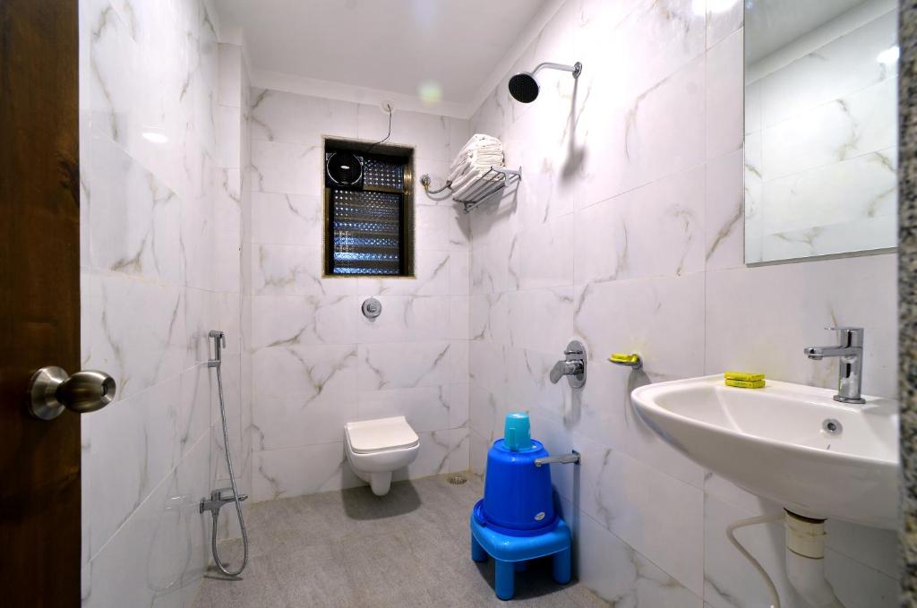 Koupelna v ubytování Hotel Dwarka Park