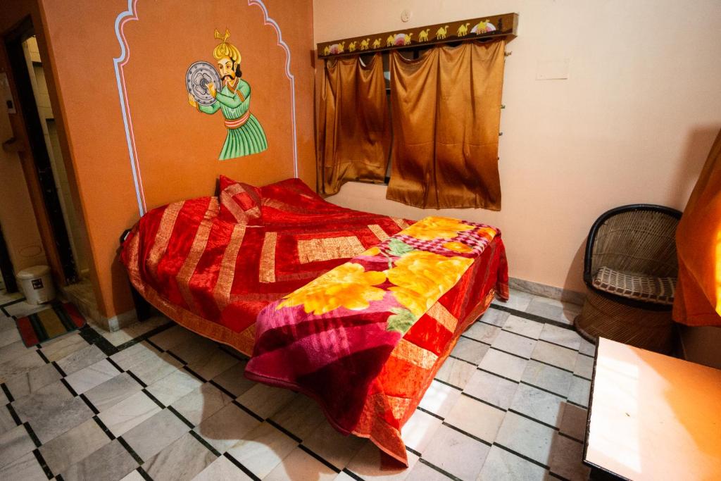 Postel nebo postele na pokoji v ubytování Hotel Everest