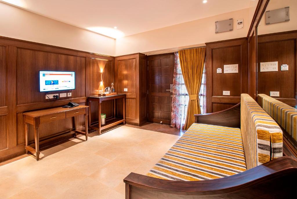 TV a/nebo společenská místnost v ubytování Hotel Raindrops