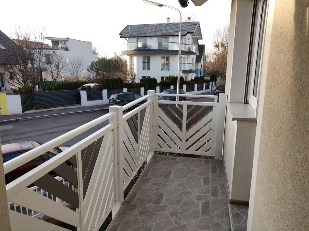 Balkon lub taras w obiekcie Relax - Ferienhaus in Wien