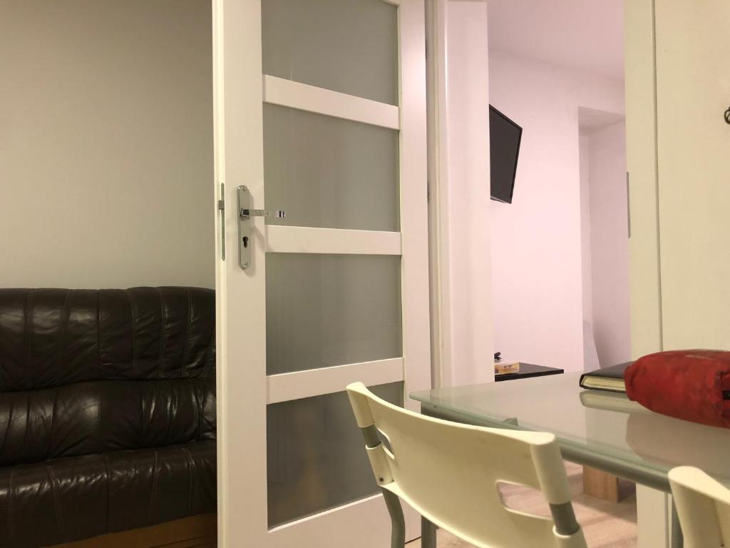 Posezení v ubytování Apartamenty Parkowa