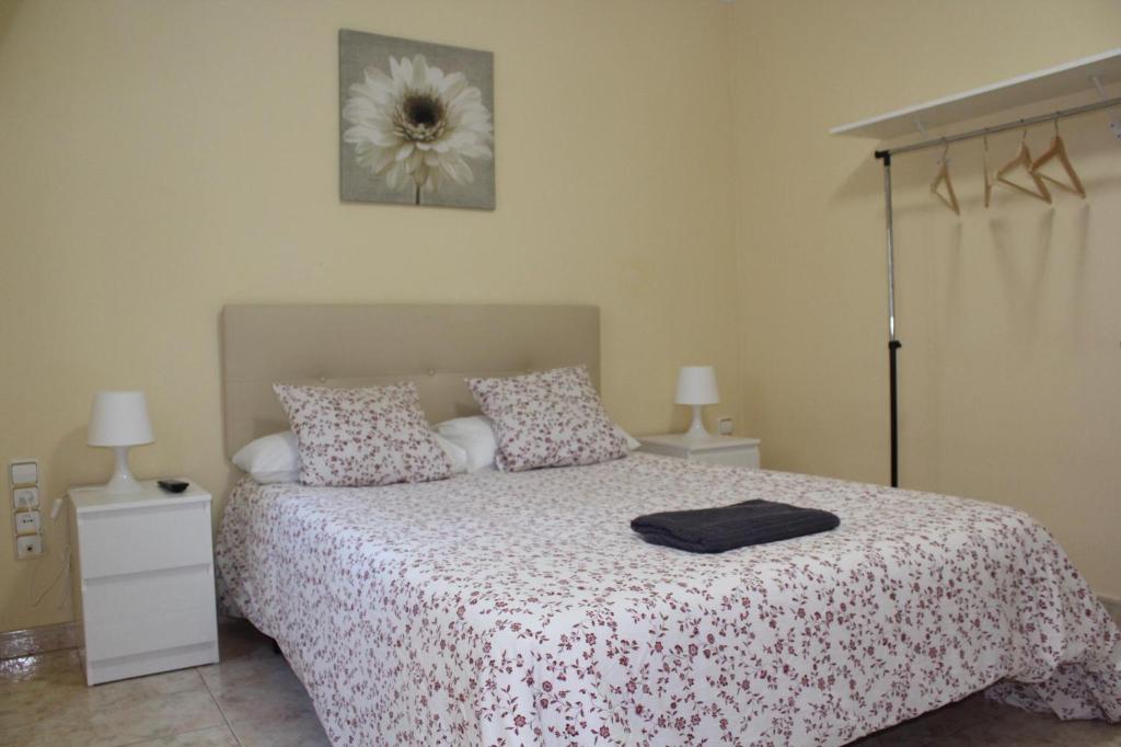 Posteľ alebo postele v izbe v ubytovaní Nice and New Studio close to the city center 3ºA