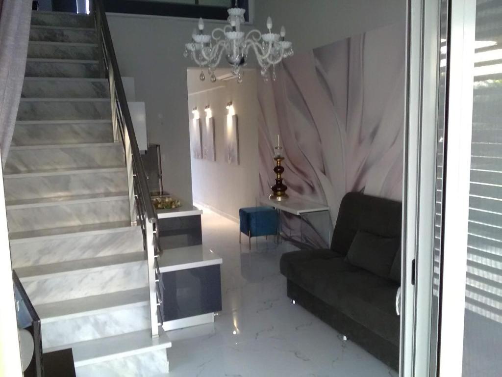 Posezení v ubytování Divine Luxury Apartments
