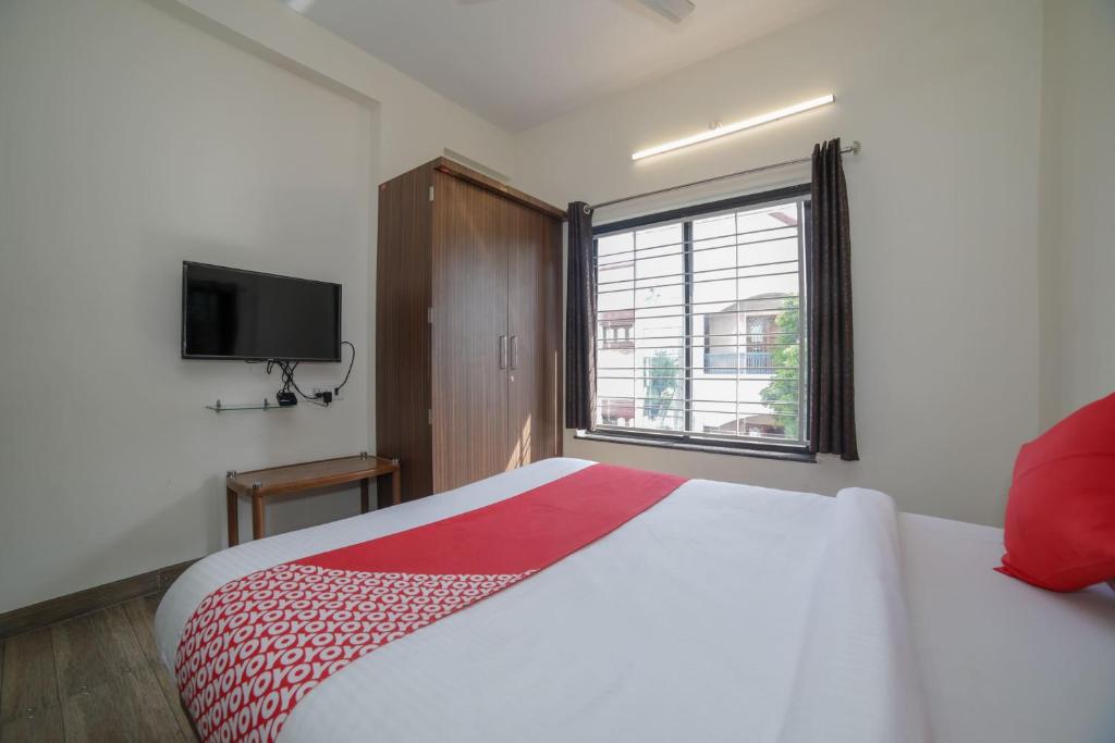 Postel nebo postele na pokoji v ubytování Hotel Shelter