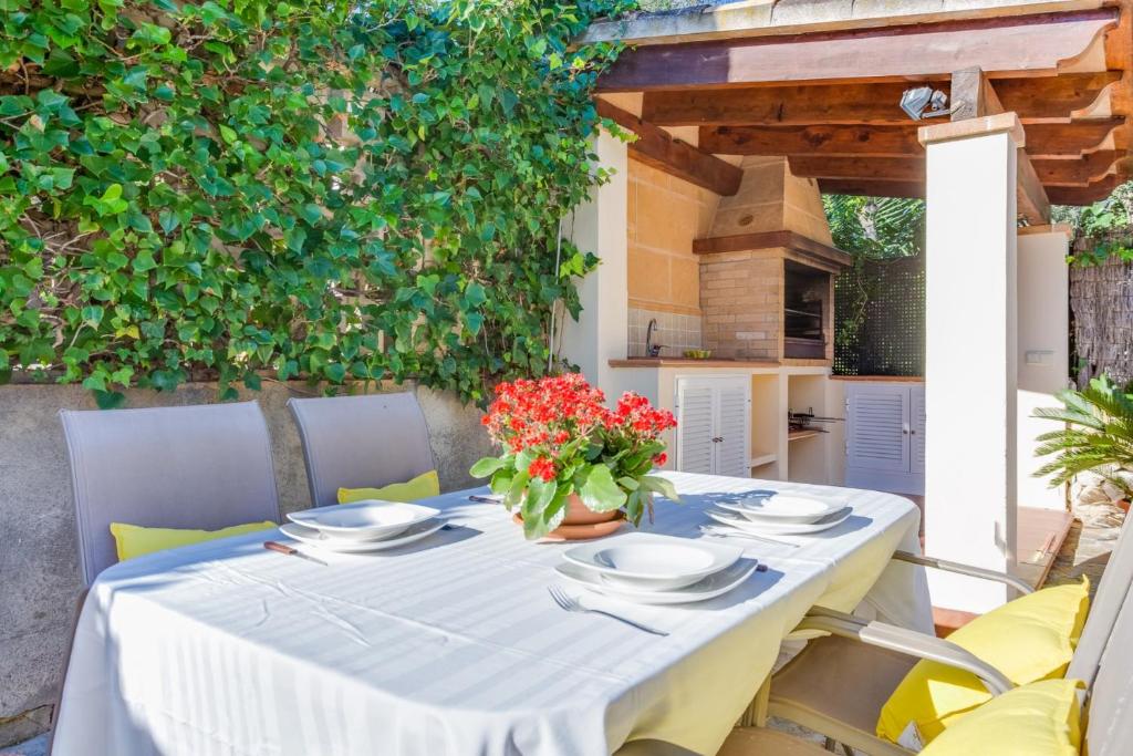 Posezení v ubytování Villa Ca S'Anglès