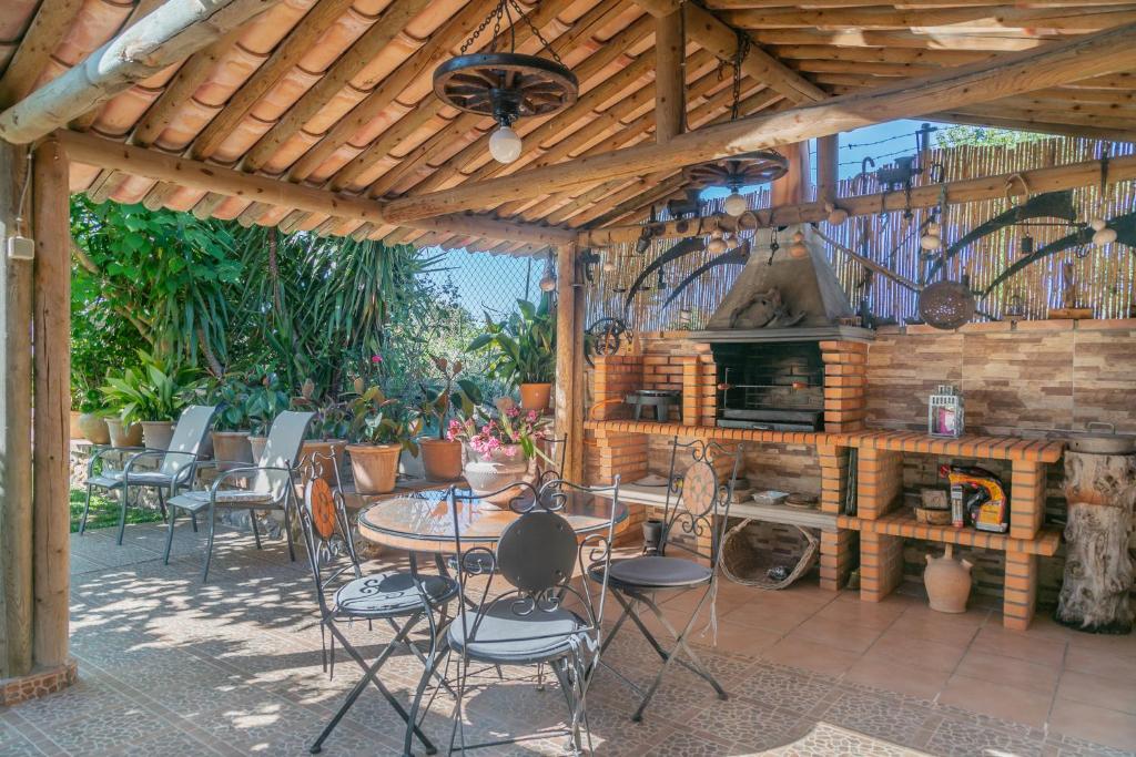 A balcony or terrace at Finca Can Diego
