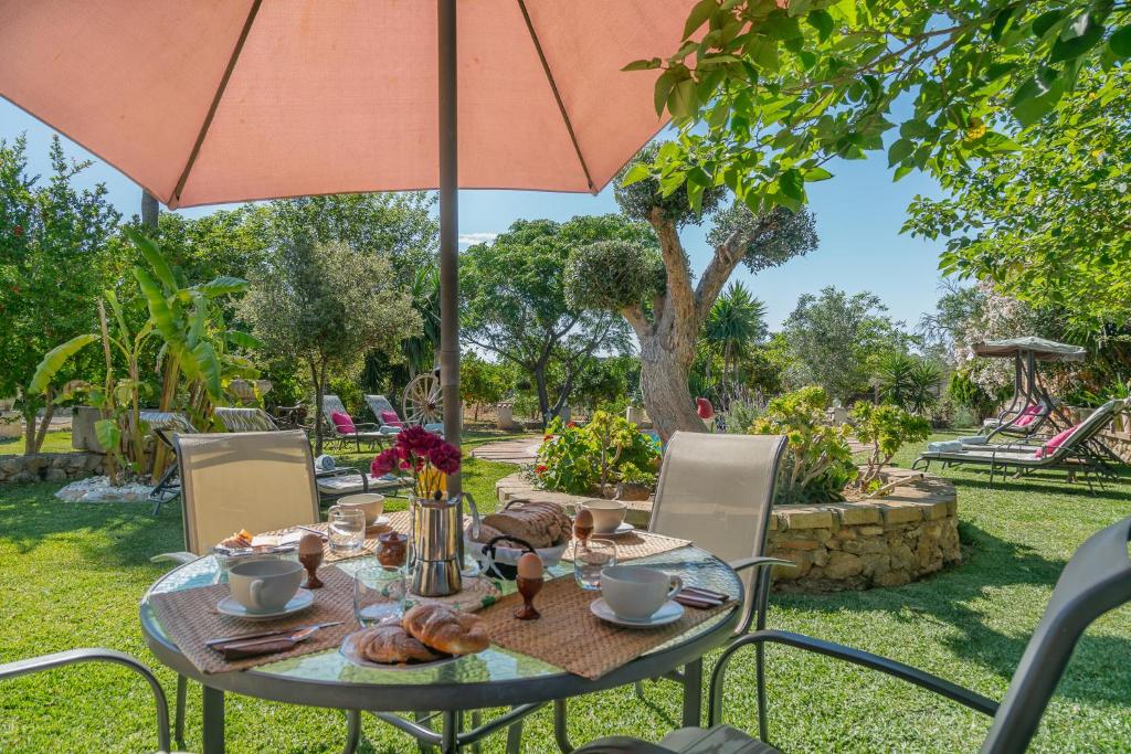 A garden outside Finca Can Diego
