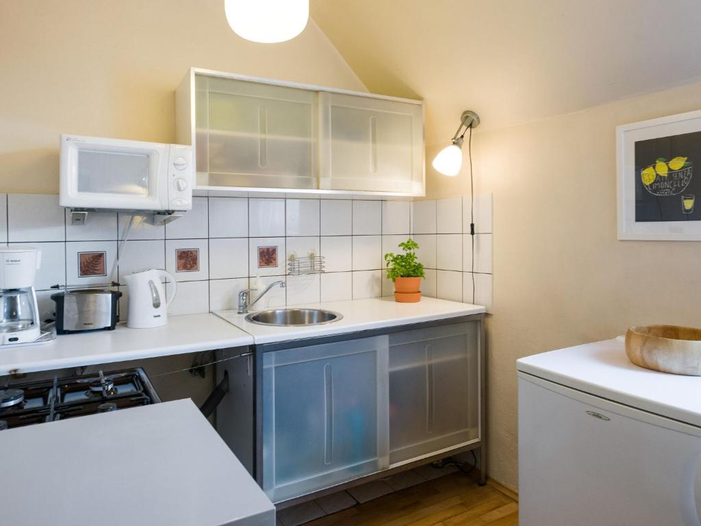 Kuchyňa alebo kuchynka v ubytovaní City apartment with superb location