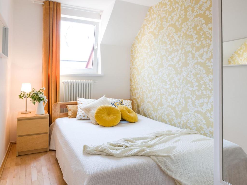 Posteľ alebo postele v izbe v ubytovaní City apartment with superb location