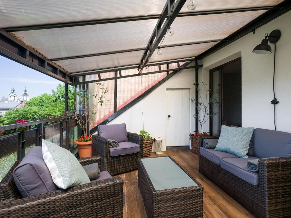Posedenie v ubytovaní City apartment with superb location
