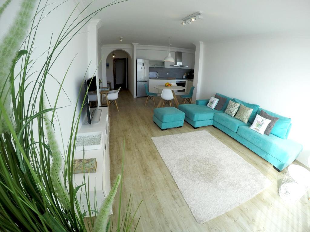 A seating area at Casa Capricho