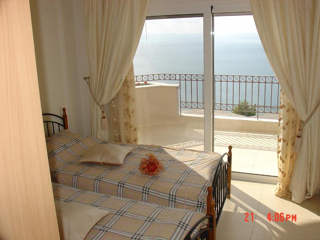 Posteľ alebo postele v izbe v ubytovaní Verga first floor apartment