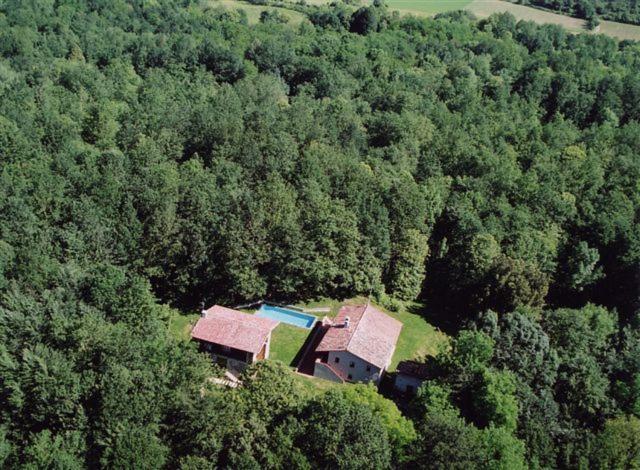 Příroda nedaleko venkovského domu