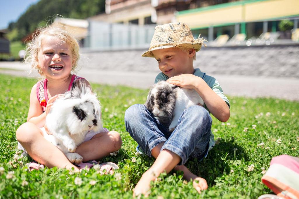 Domácí mazlíčci ubytovaní s hosty v ubytování Hotel Wildauerhof