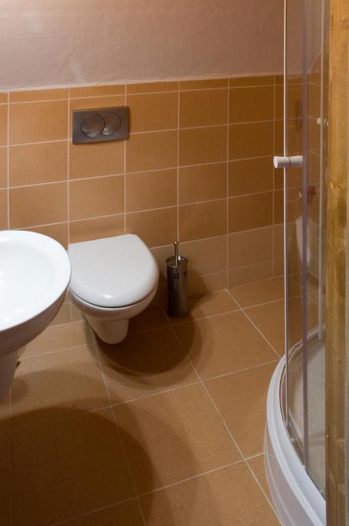 Kúpeľňa v ubytovaní Pod Zielonym Bykiem