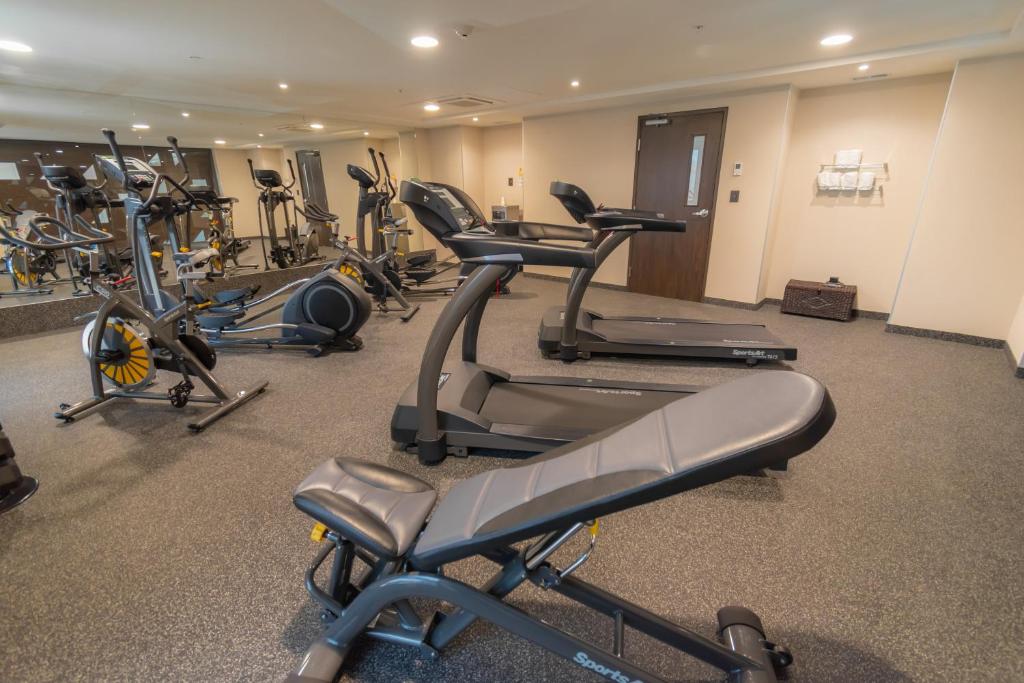 Fitness centrum a/nebo fitness zařízení v ubytování Highland Chihuahua
