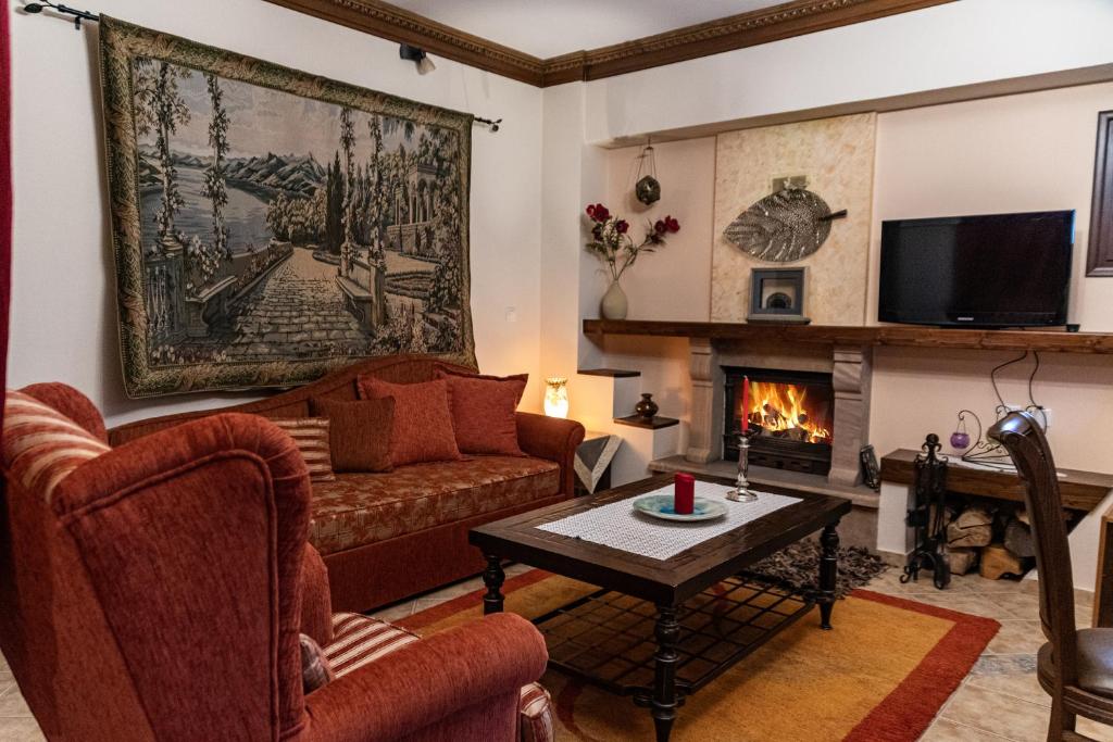 TV a/nebo společenská místnost v ubytování Margit Suites Hotel