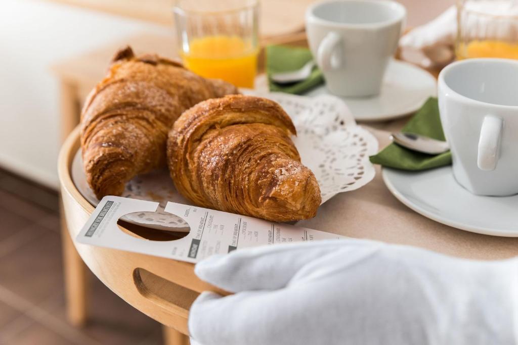 Možnosti snídaně pro hosty v ubytování Domus Victoria Guest House