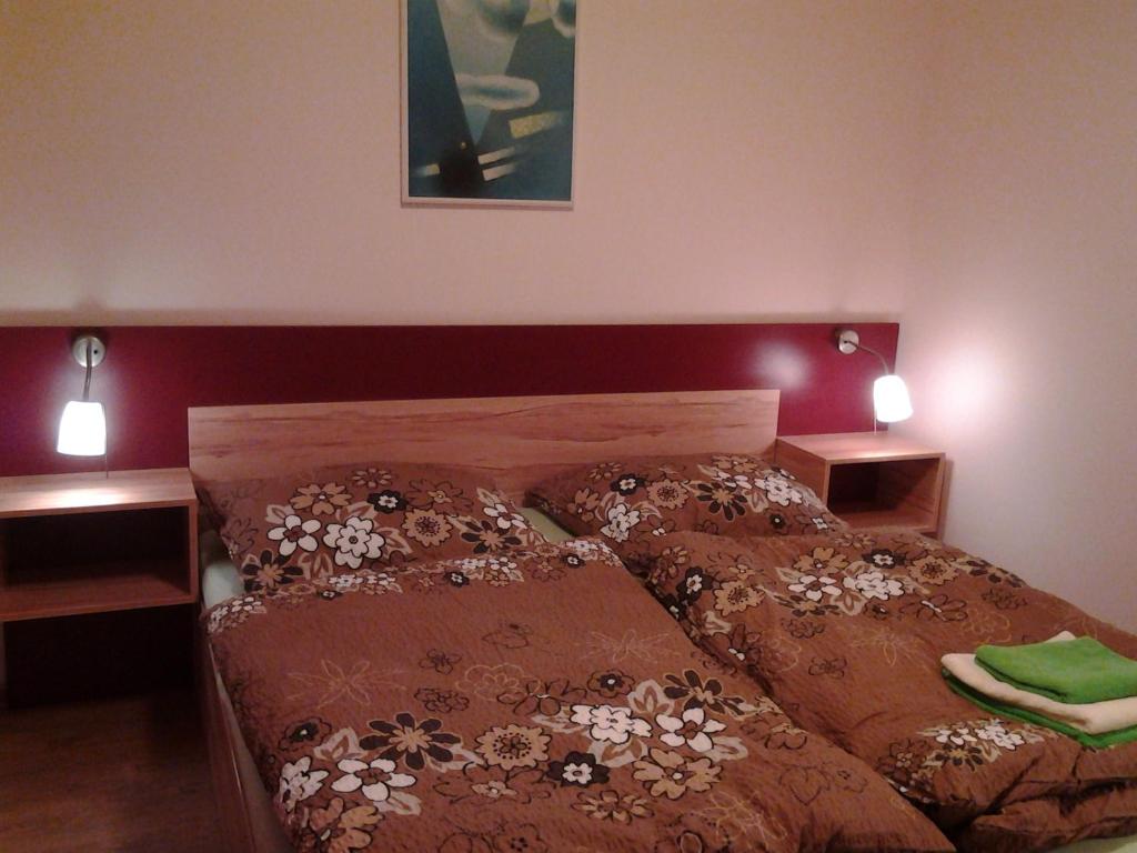 Postel nebo postele na pokoji v ubytování Ranč Orlice
