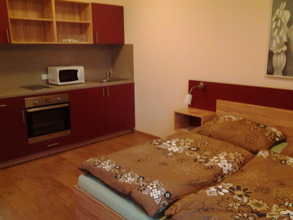 Postel nebo postele na pokoji v ubytování Ranč Orlice
