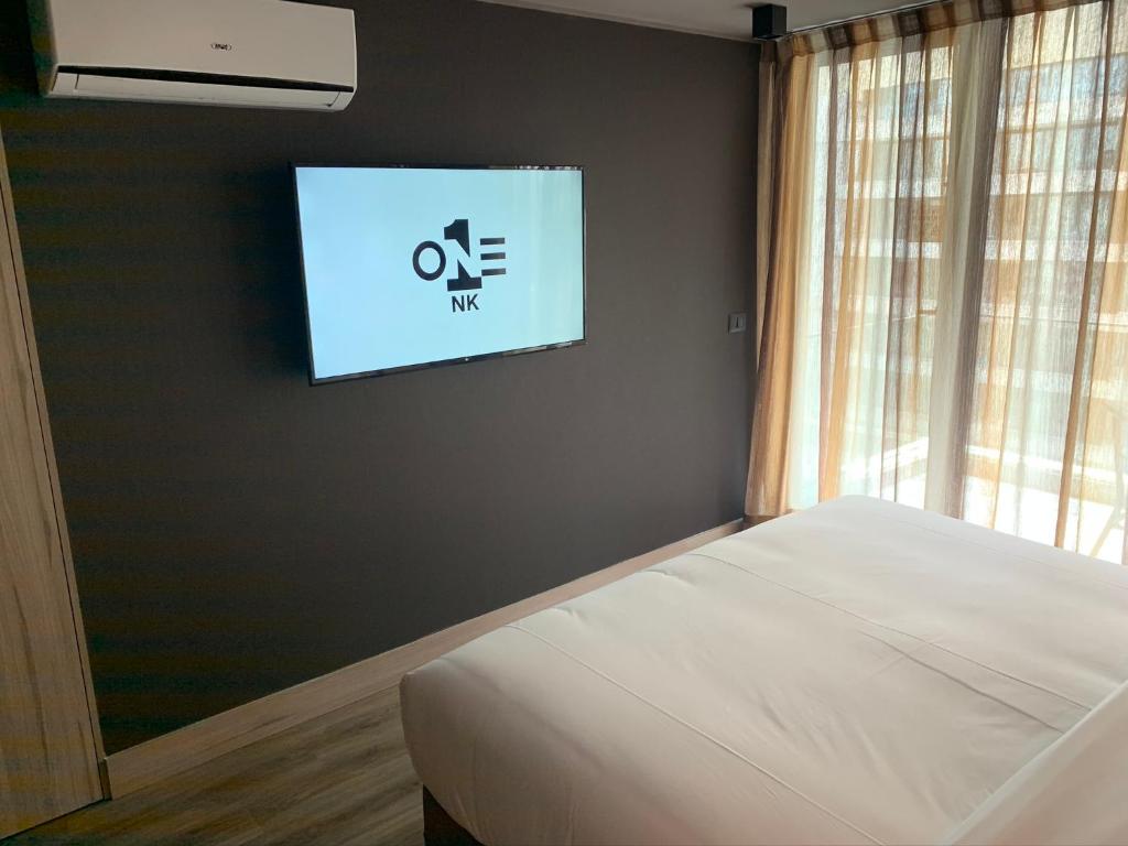 TV a/nebo společenská místnost v ubytování One Nk Apartments