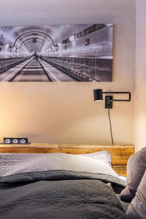 Posteľ alebo postele v izbe v ubytovaní Trendy Grand Boulevard Designer Home