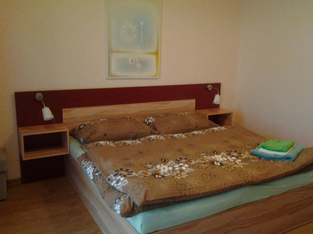 Postel nebo postele na pokoji v ubytování Ranč Orlice