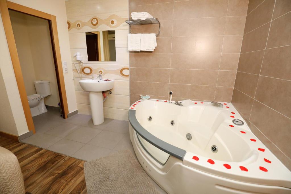Koupelna v ubytování Hostal Conde David