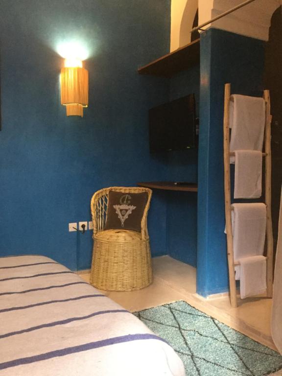Vuode tai vuoteita majoituspaikassa riad mimoune