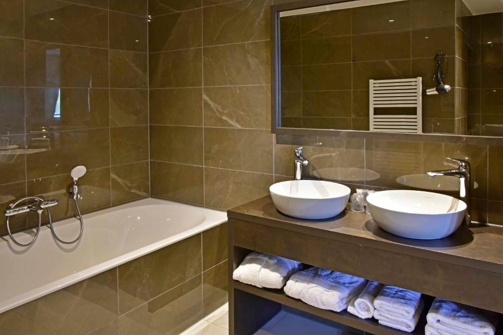 Koupelna v ubytování Riva hotel Den Haag - Delft