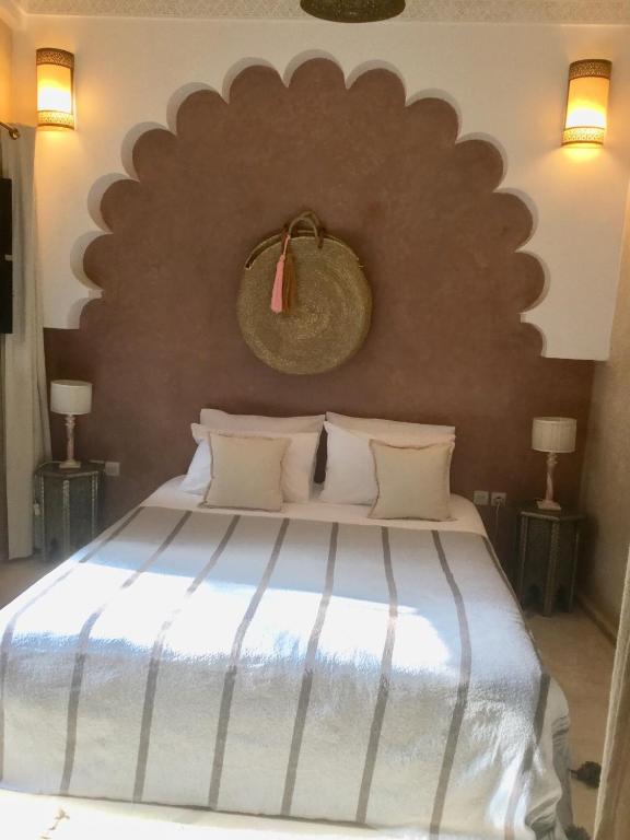 Vuode tai vuoteita majoituspaikassa riad mimoune