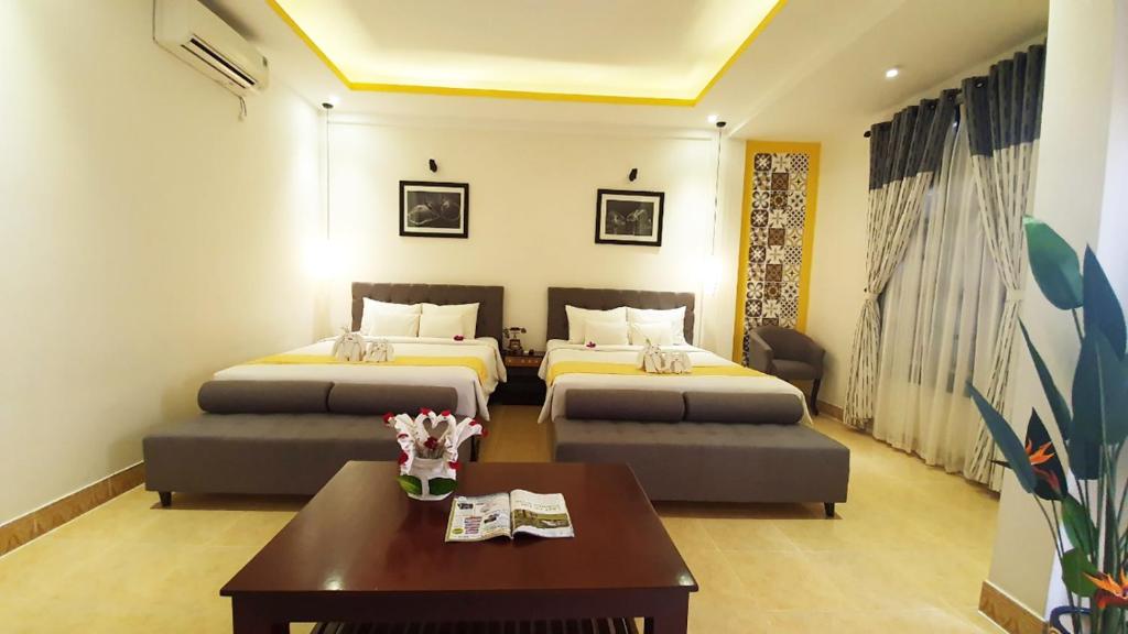 Posezení v ubytování Hoi An Hai Au Boutique Hotel