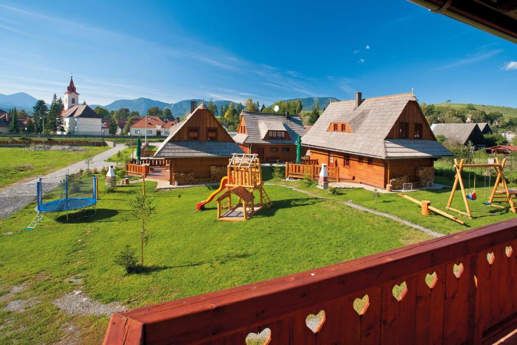 Herní místnost nebo prostor pro děti v ubytování Rekreačné chalupy
