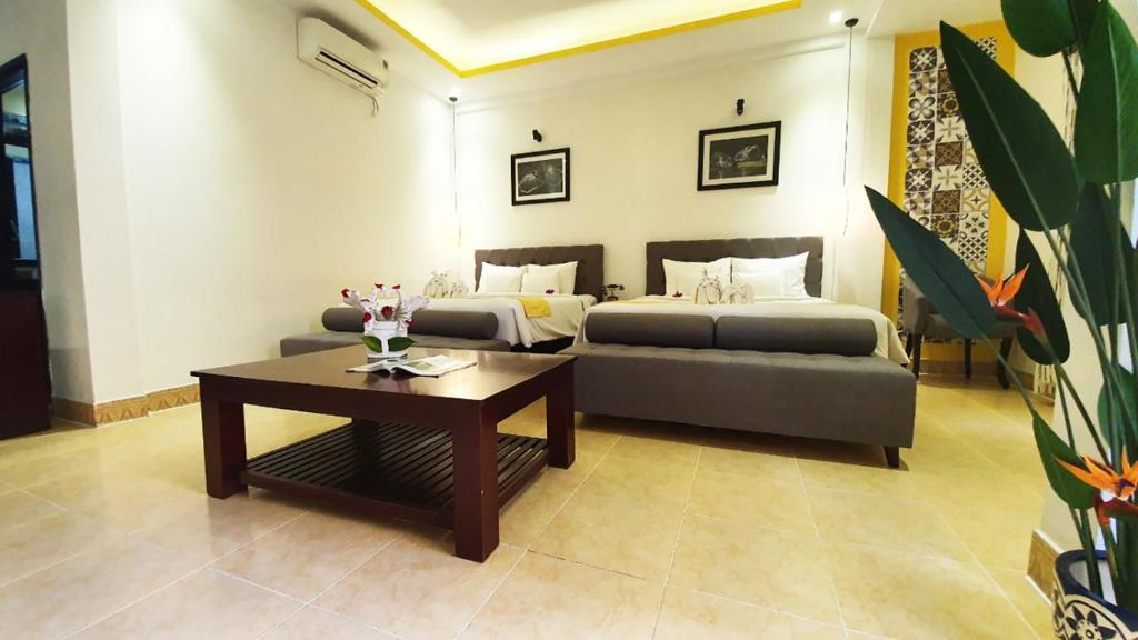 Posezení v ubytování Hoi An Hai Au Boutique Hotel