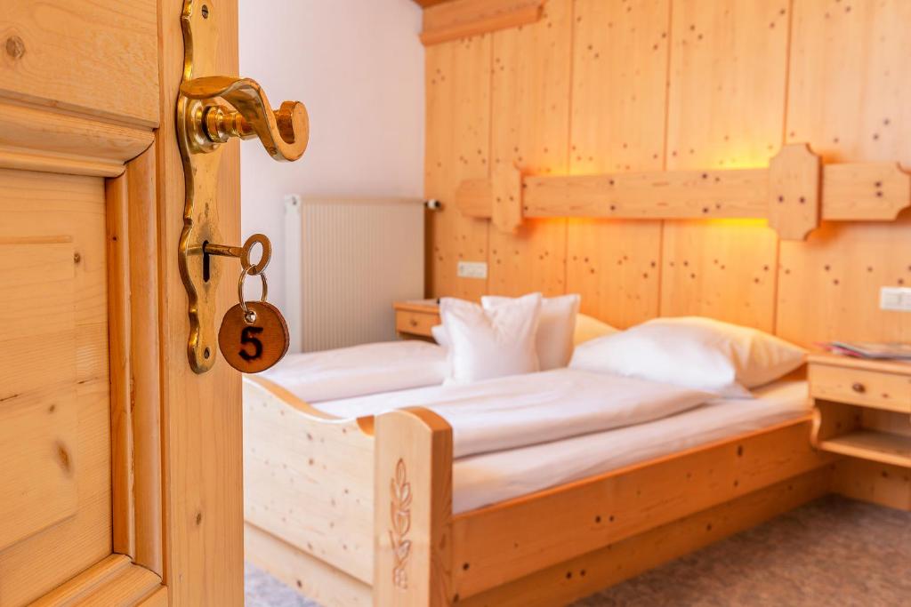 Postel nebo postele na pokoji v ubytování Haus Leiter